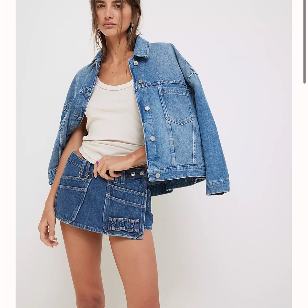 We The Free Opal Swing Denim Jacket